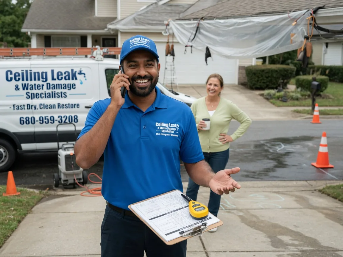 Ceiling Leak Cleanup Mckinney, TX FAQs